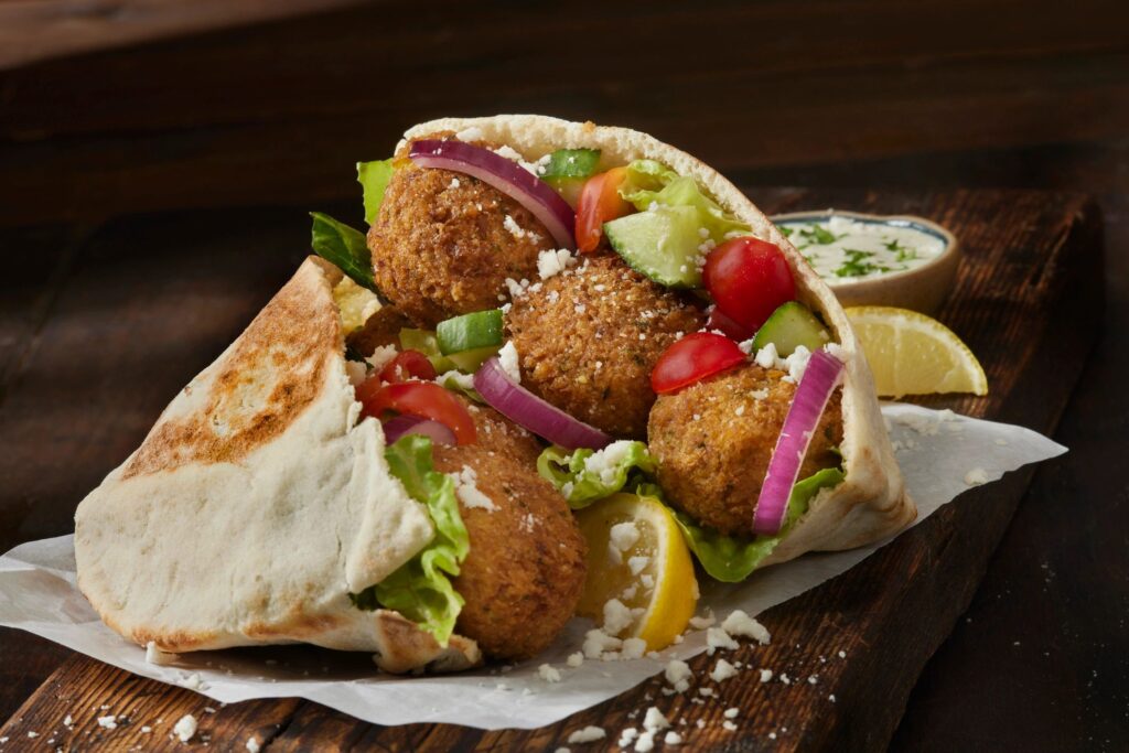Falafal Pita Sandwich